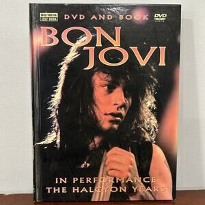 BON JOVI IN PERFORMANCE THE HALCYON YEARS FOOTAGE DVD BOOK